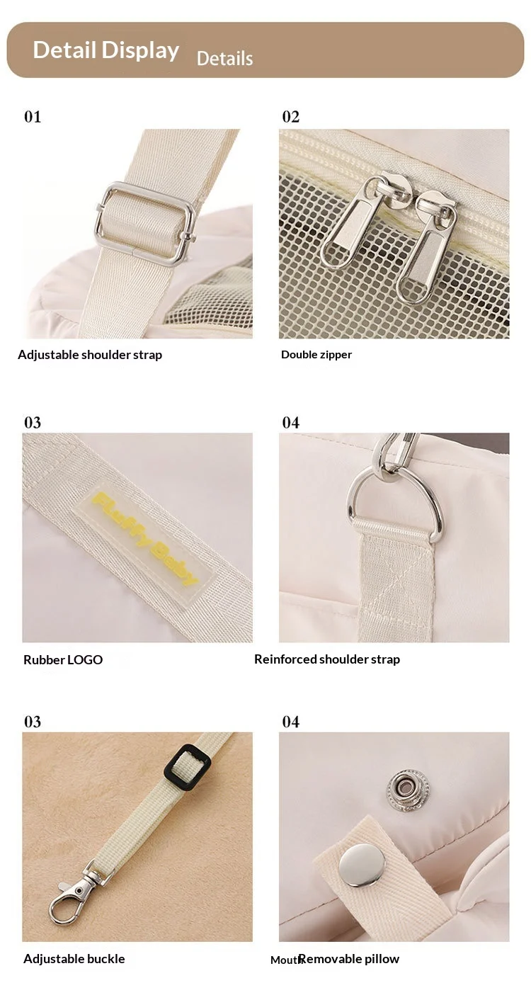 Transportín portátil tipo bolsa y cama