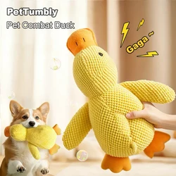 Juguete peluche pato con sonido para gatos y perros – Dentición y juego