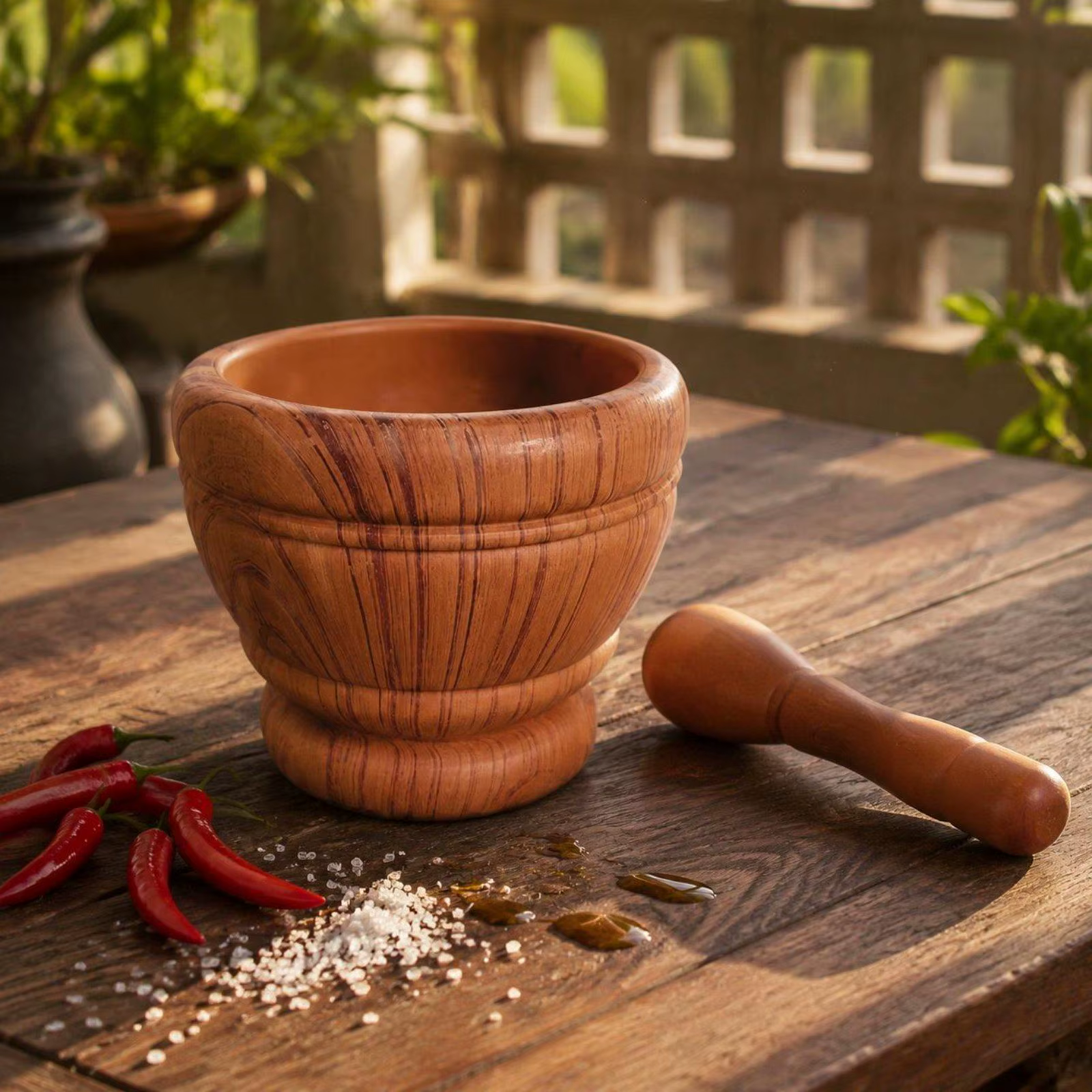 Prensa de ajo y especias ergonómica – Molinillo de cocina en plástico - imagen 5
