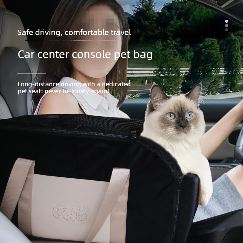 Cama coche para gatos y perros – Asiento seguro y cómodo - imagen 2