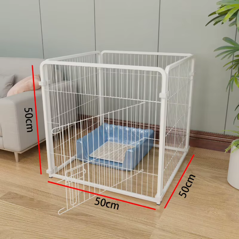 Corral Metálico Desmontable para Perros – Barrera Interior Enlazable - imagen 3