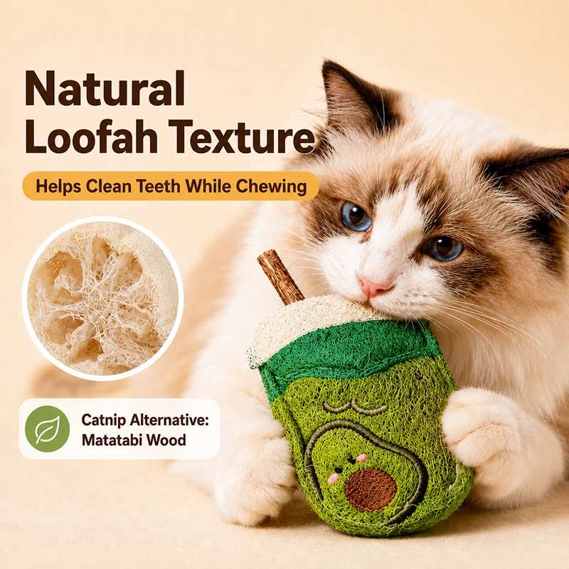 Juguete masticable para gatos con varilla de matatabi y dental natural - imagen 2