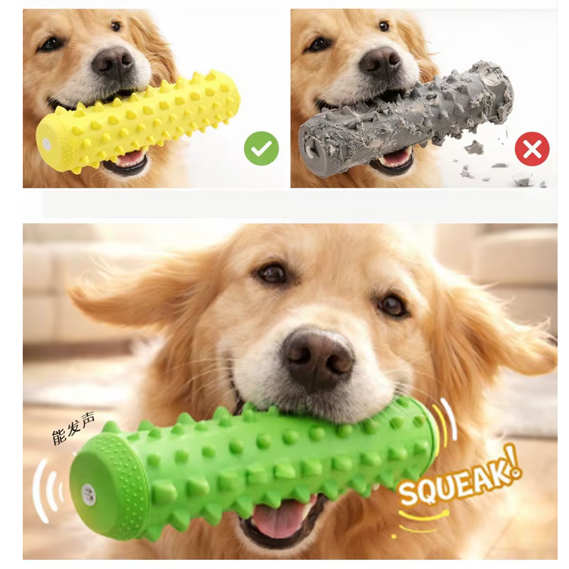 Juguete masticable para perros con sonido: masaje dental interactivo - imagen 3