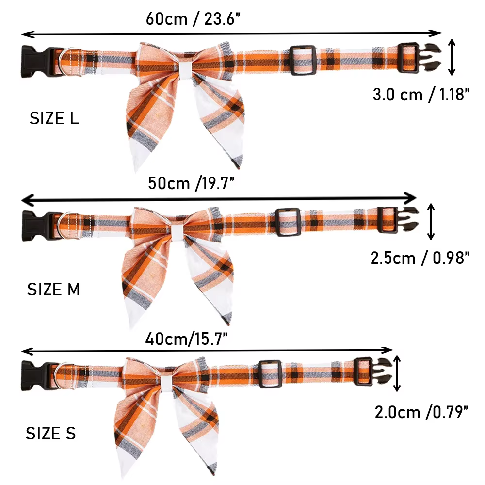 Collar de Algodón con Lazo para Perros y Gatos – Ajustable - imagen 5