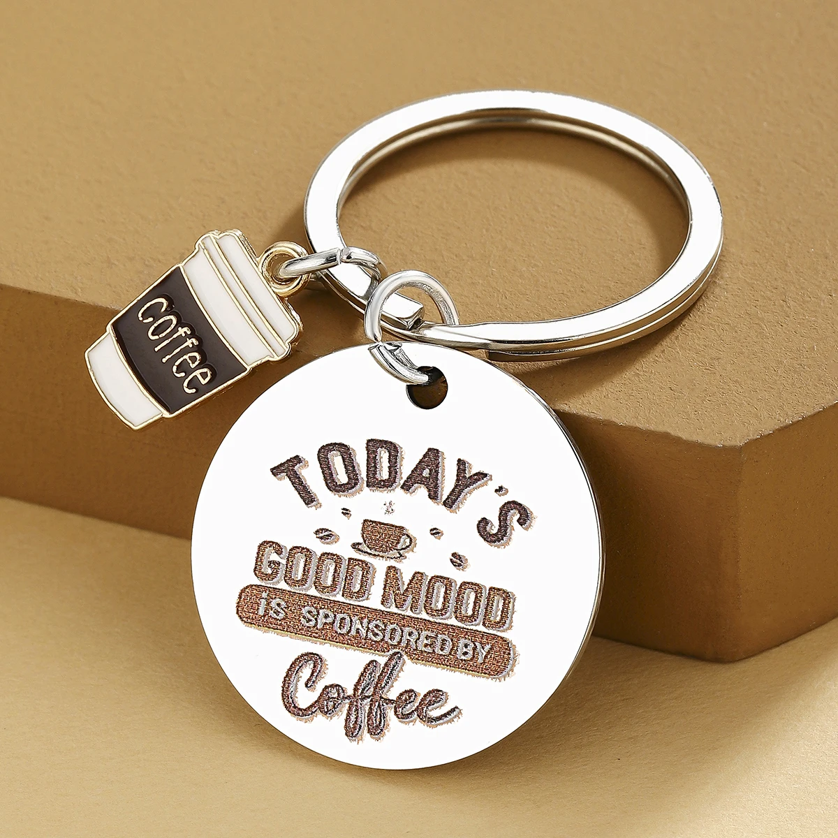 Llavero café para amantes del café, regalo para baristas y parejas - imagen 4