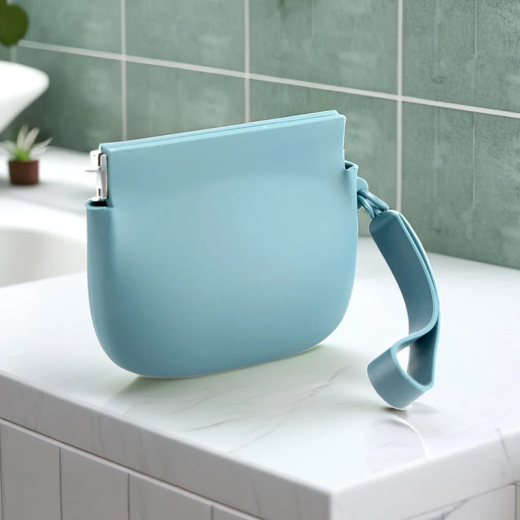 Bolsa utilizada como monedero o porta llaves