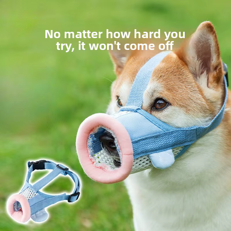 Bozal de malla transpirable para perros – Suave y ajustable - imagen 4