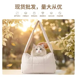 Bolsa de transporte cálida para perros y gatos, gran capacidad