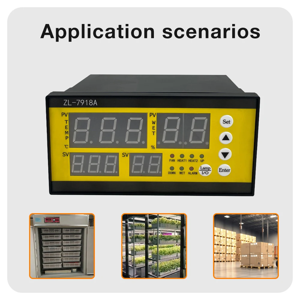 Controlador de temperatura y humedad para incubadora de huevos - imagen 2