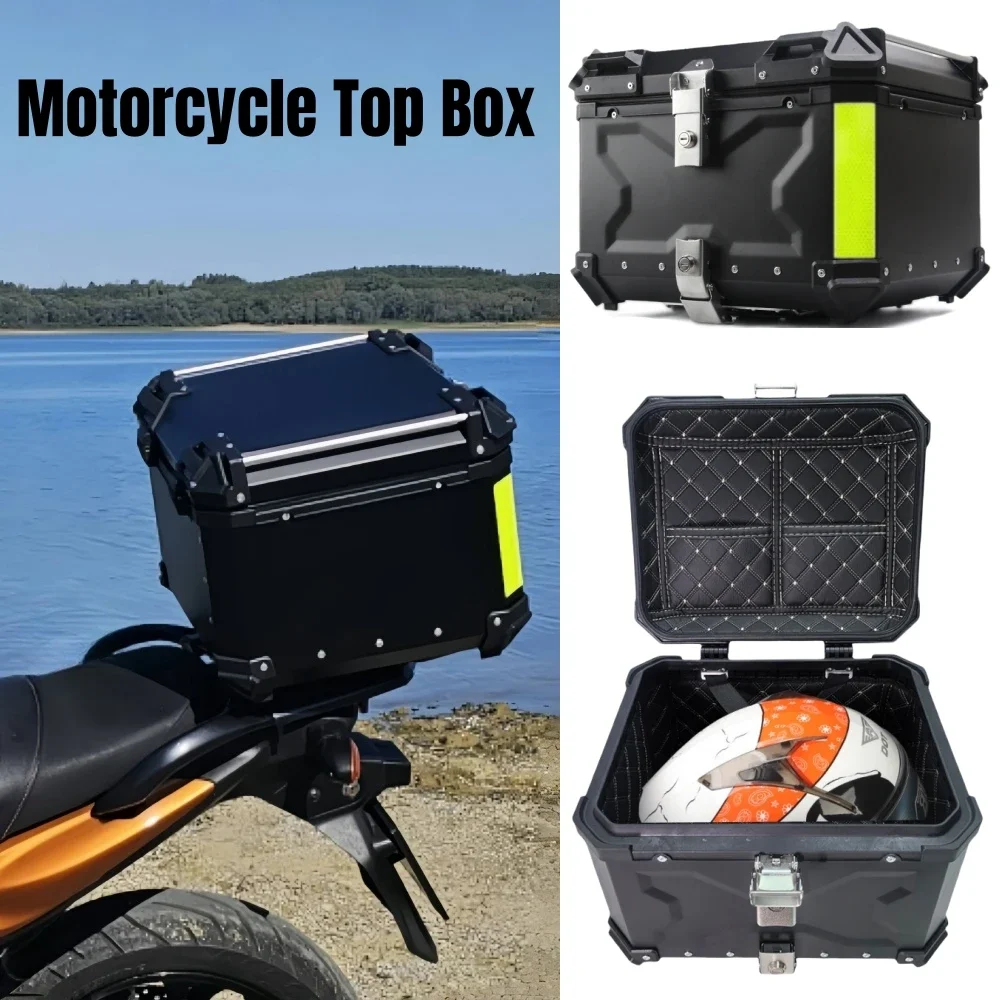 Caja trasera montada en motocicleta