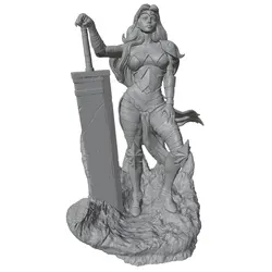 Figura femenina de resina para montar y pintar