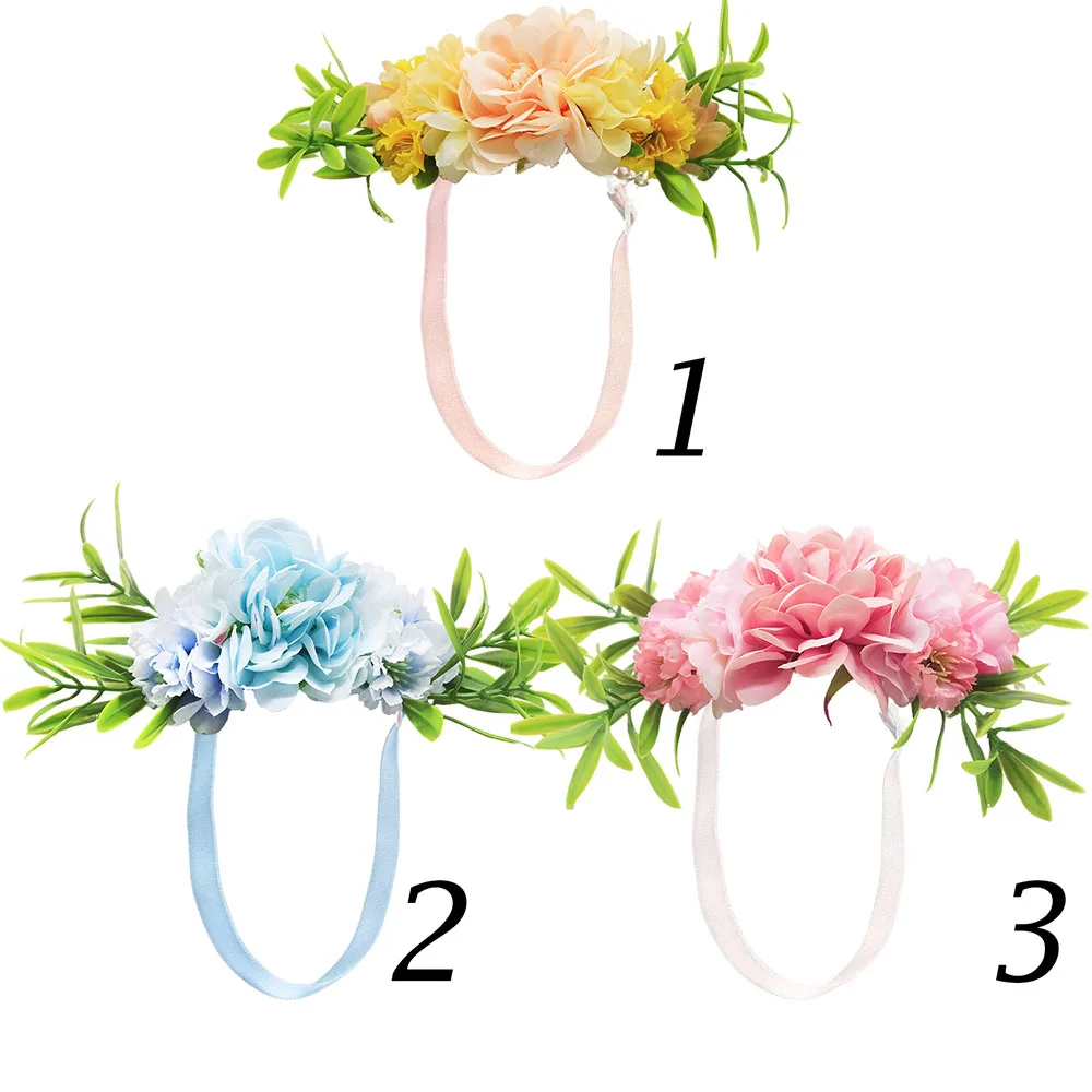 Set completo de veinte lazos florales dispuestos en forma de abanico
