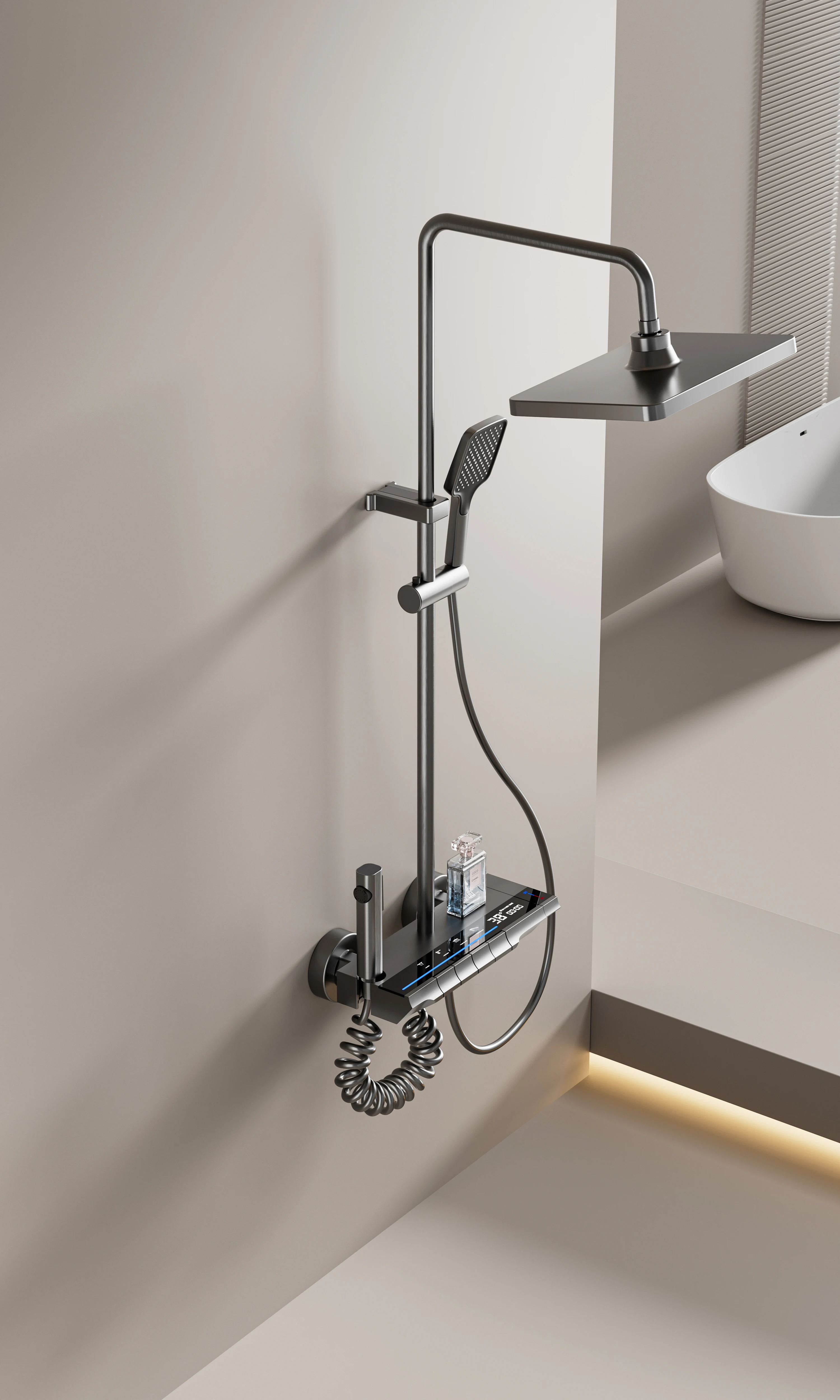 Cabezal de ducha ajustable
