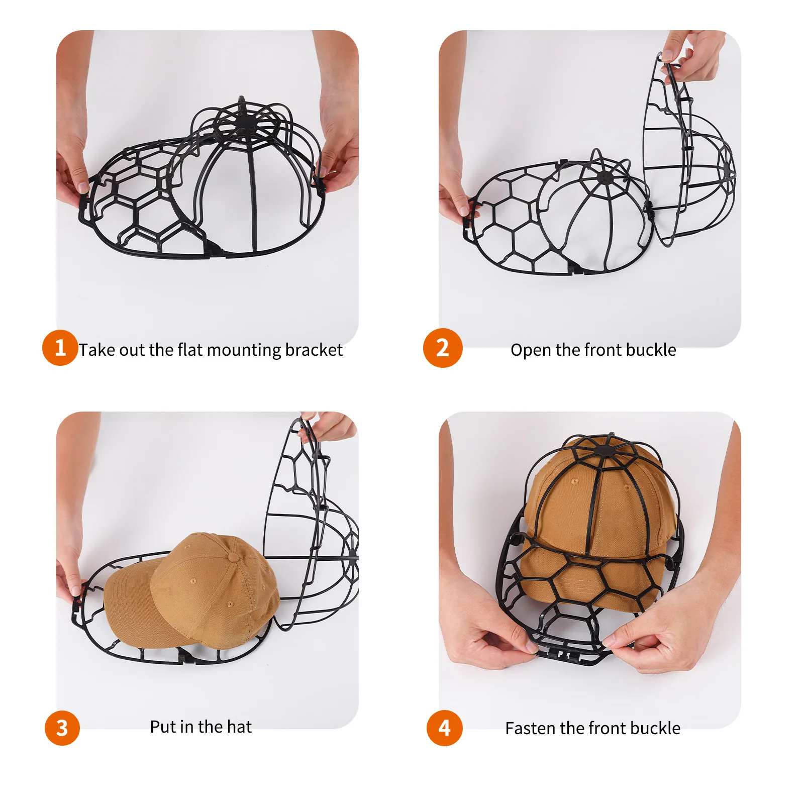 Bolsa de limpieza para gorras de béisbol antideformación para lavadora - imagen 3