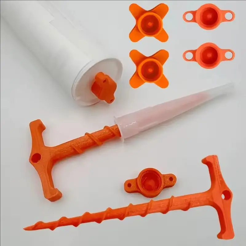 Limpiador de boquillas de silicona con tapa para pegamento - imagen 4