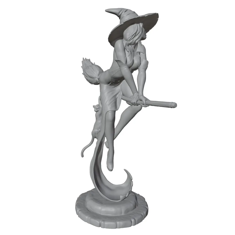 Estatua de personaje anime 3D gris para decoración de habitación DIY - imagen 4