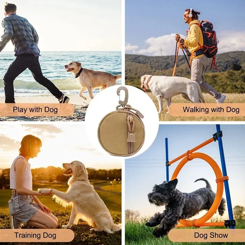 Bolsa de golosinas para perros vista frontal
