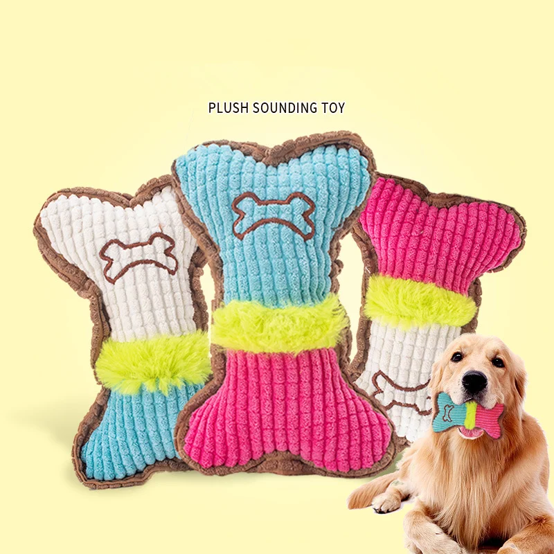 Hueso chirriante para perros pequeños, vista frontal