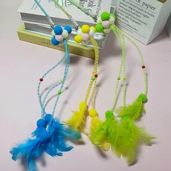Varita de plumas interactiva para gatos – Juguete estimulante con bola y borlas