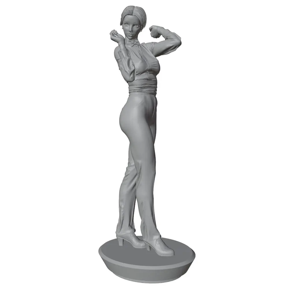 Figura de caballero vista posterior