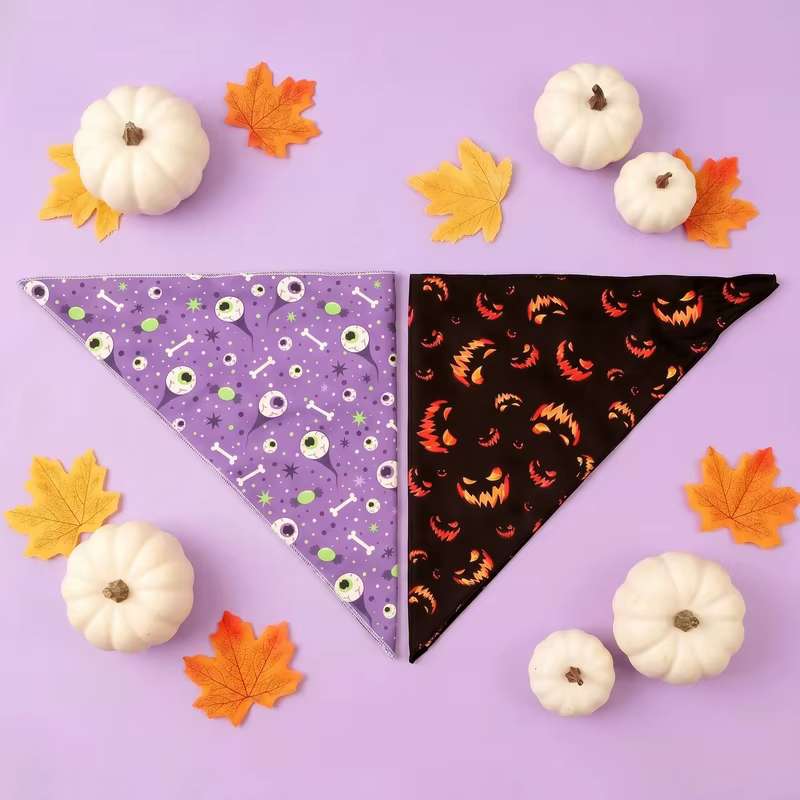 Pañuelos de Halloween para Perros y Gatos – Pack 2 Estampados - imagen 2
