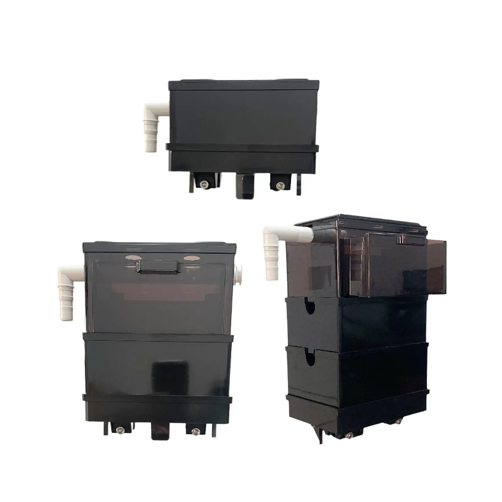Caja de filtro hang-on para acuario negro Kesoto