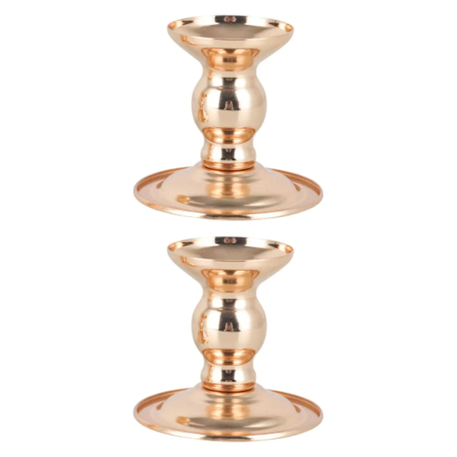 Candelabro Dorado para Velas – Soporte Metálico Decorativo de Mesa - imagen 2
