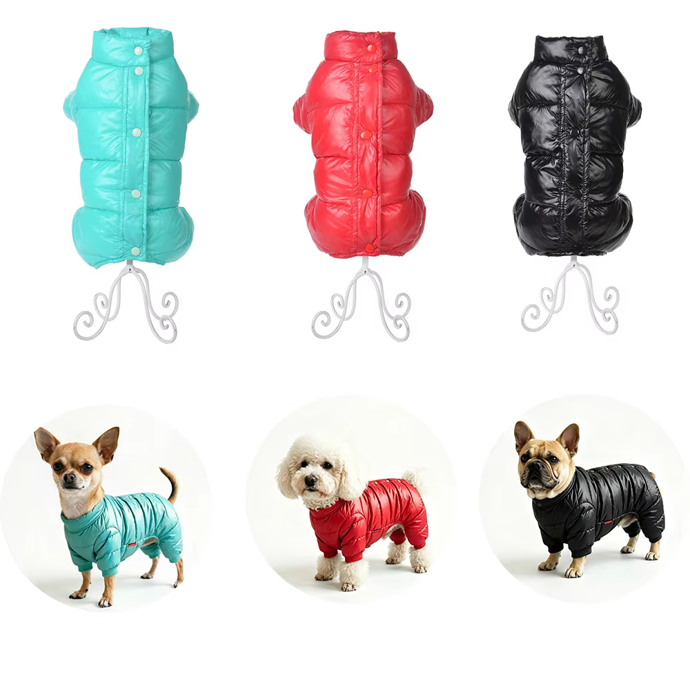 Abrigo de invierno impermeable para perros y gatos pequeños - imagen 3