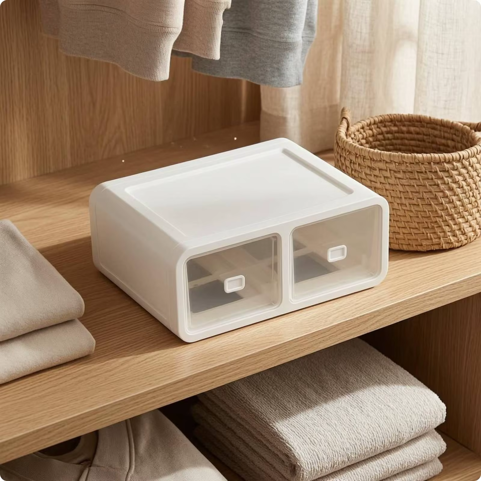 Organizador de cajones para ropa interior – Caja almacenamiento suave