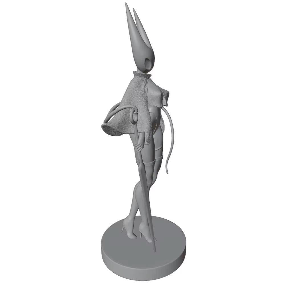 Figura DIY impresa en 3D para gatos y perros, modelo gris - imagen 2