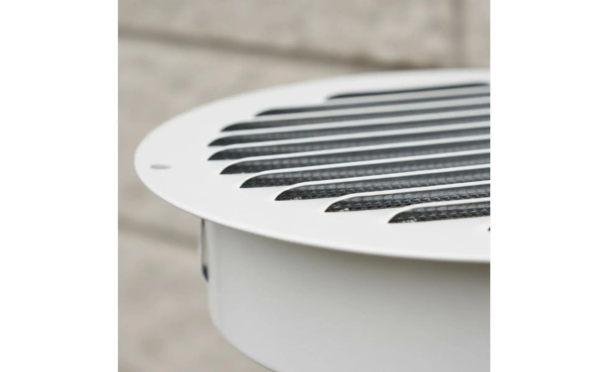 Vista del diseño de ventilación tipo louver