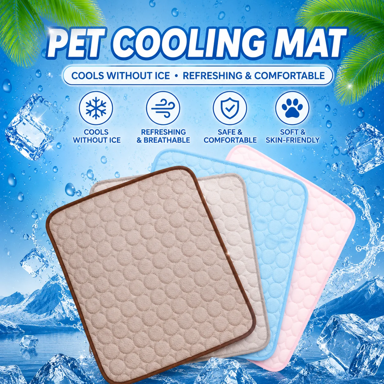 Alfombra refrescante Ice Silky para perros, colchoneta transpirable - imagen 5