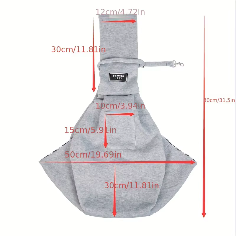 Mochila transpirable plegable para perros pequeños con almohadilla - imagen 5