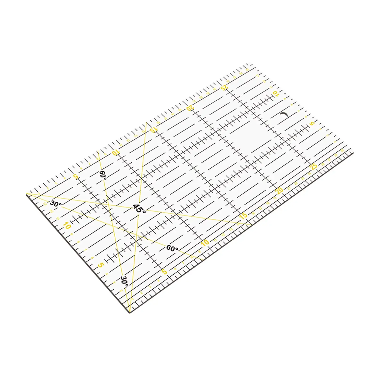 Regla Rectangular de Acrílico para Quilting y Cortar Tela - imagen 5