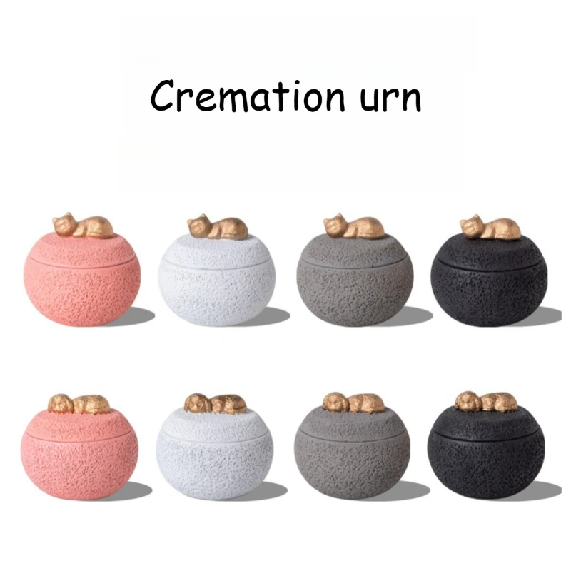Urna de cemento para mascotas detalle