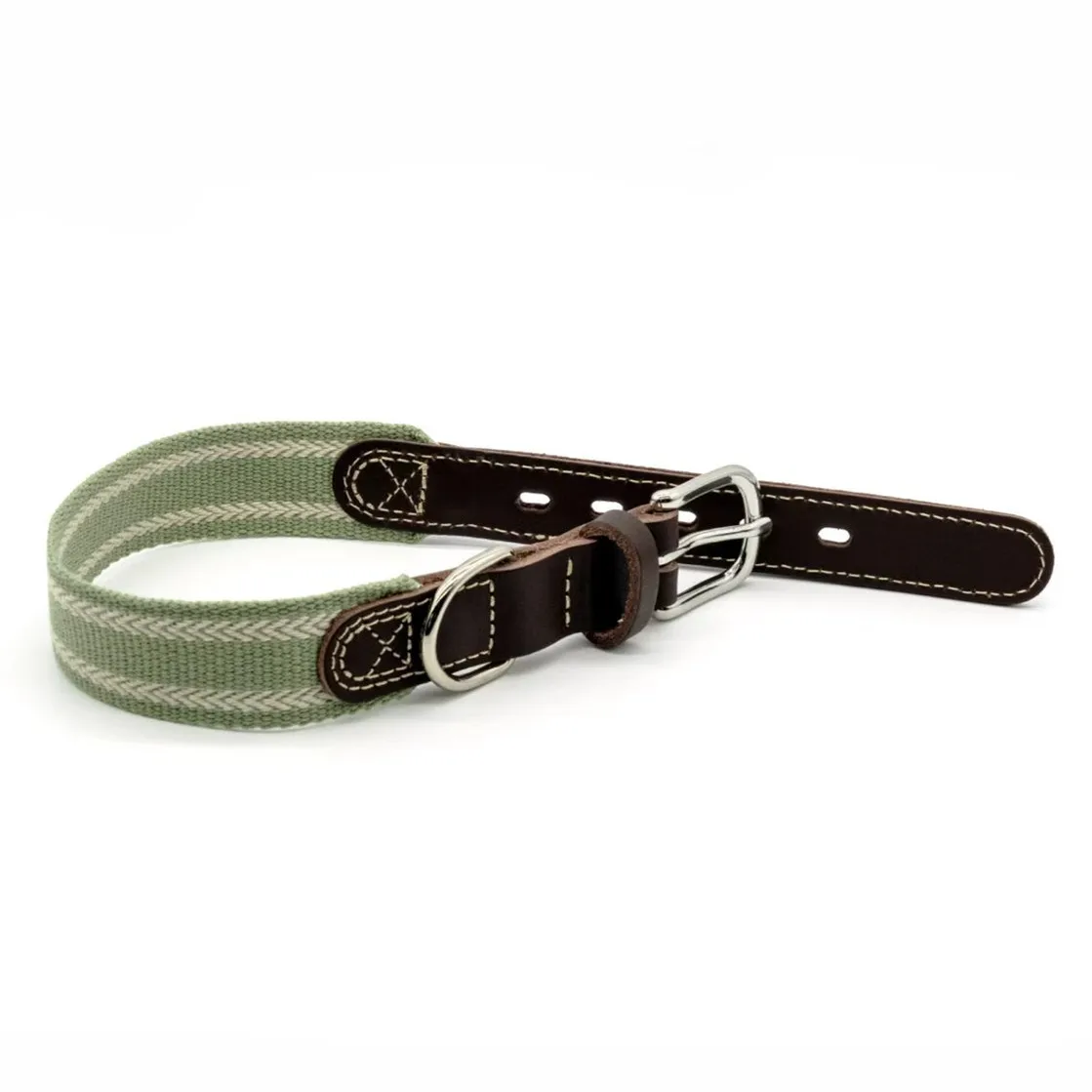 Collar para perro de cuero genuino antitirones y ajustable - imagen 4