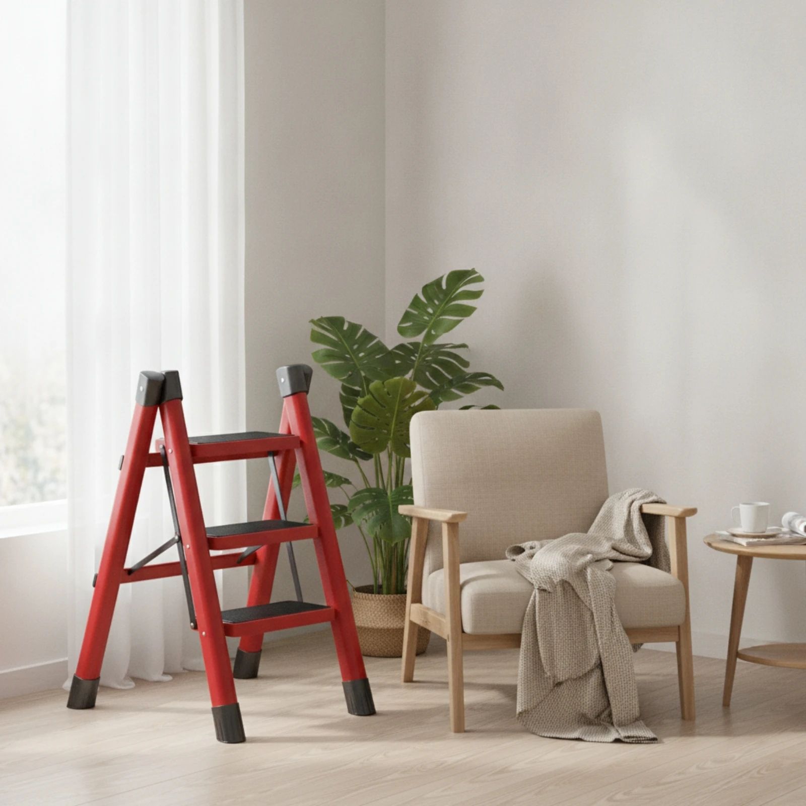 Escalera plegable en A para perros y gatos – Escalones portátiles - imagen 3