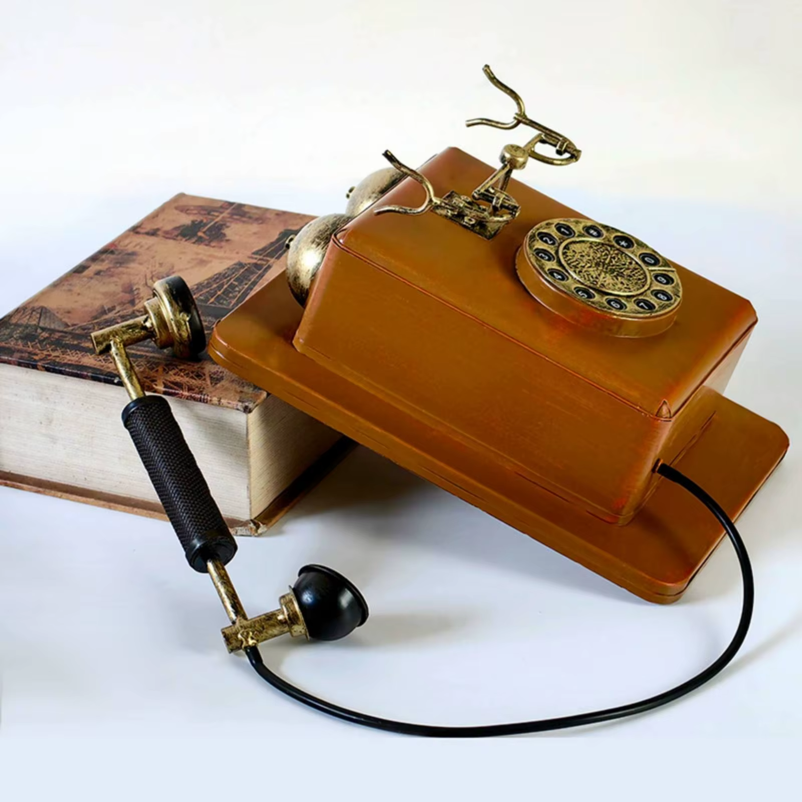 Teléfono de pared retro para gatos y perros – decoración - imagen 4