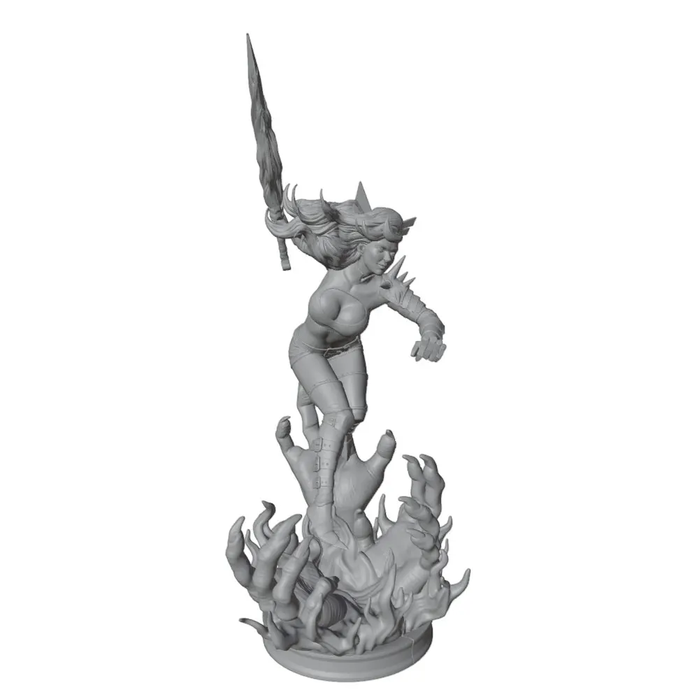 Figura decorativa para diorama de gato y perro, modelo GK