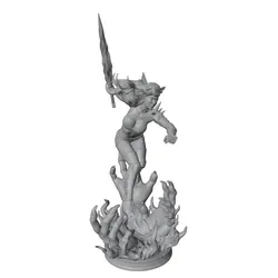 Figura decorativa para diorama de gato y perro, modelo GK