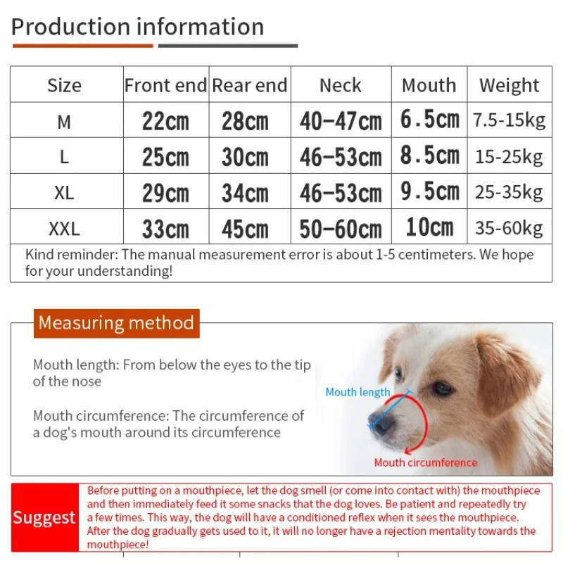 Bozal anti-mordidas para perro ajustable transpirable cuero y metal - imagen 4