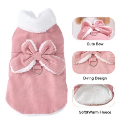 Chaqueta de pana para gatos – Abrigo de invierno con forro polar