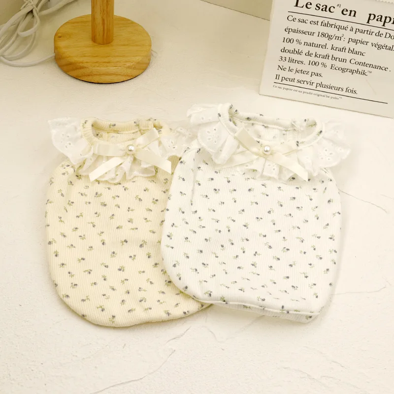Sudadera floral con capucha para gatos