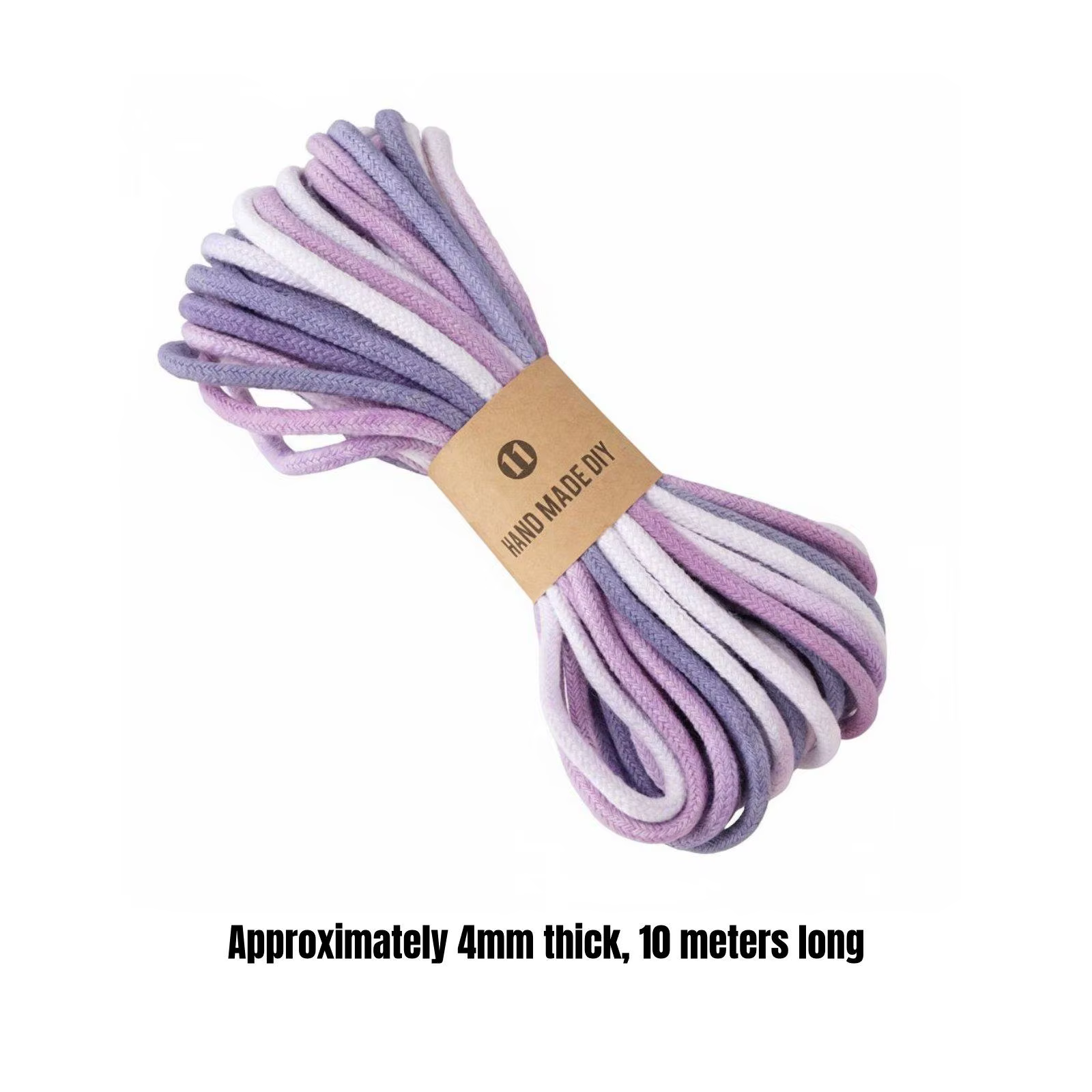 Cordón de macramé multicolor degradado 4 mm – Cuerda suave para manualidades - imagen 2