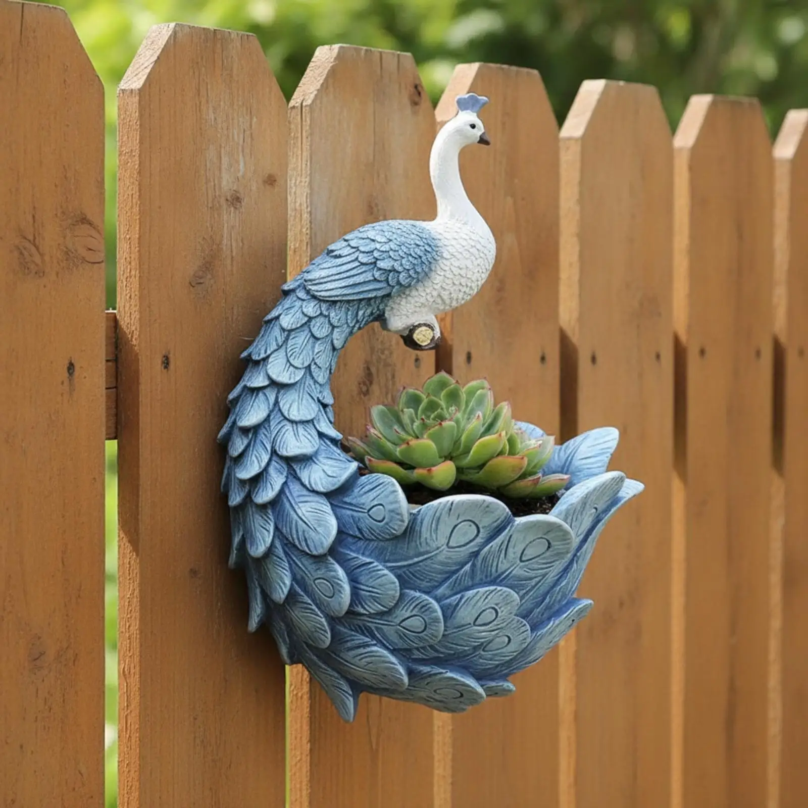 Maceta Decorativa de Resina en Forma de Pájaro para Exterior - imagen 4