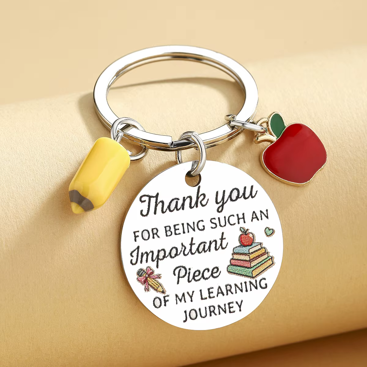 Llavero de agradecimiento para maestros, regalo divertido - imagen 4