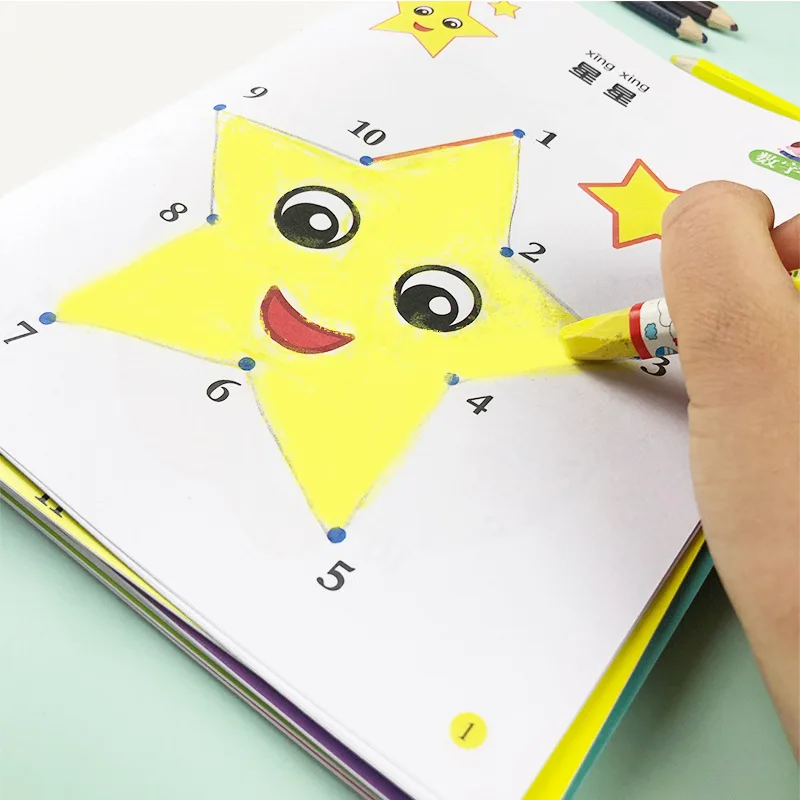 Libro de dibujo y colorear paso a paso para niños pequeños - imagen 4