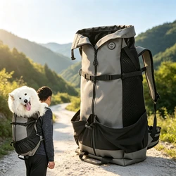 Mochila para perros grandes transpirable – Ajustable para senderismo y viajes