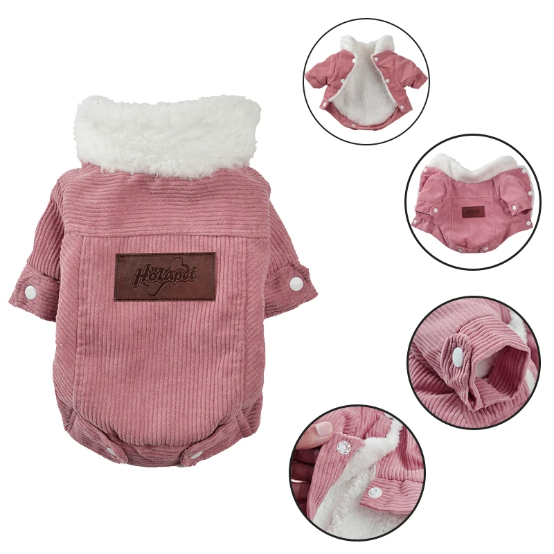 Parka cálida para perros pequeños y gatos – Chaqueta invierno para Schnauzer - imagen 3