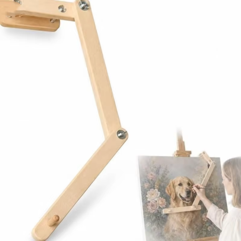 Soporte de lienzo ajustable con apoyo para mano
